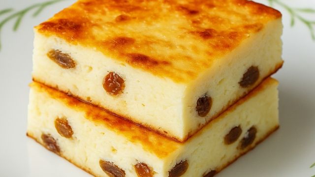 Biezpiena sacepums ar rozīnēm attēls