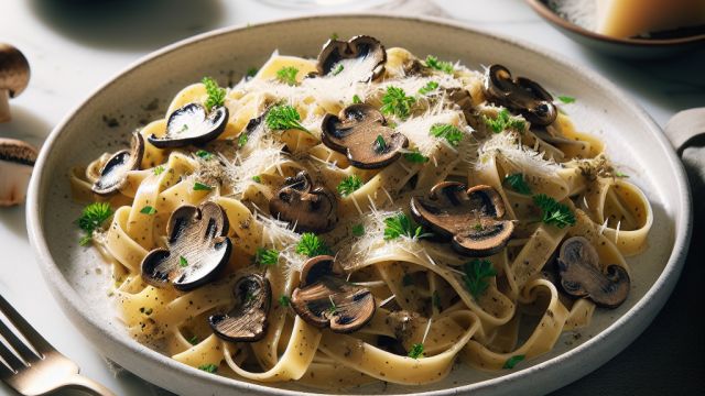 Sēņu - trifeļu pasta attēls