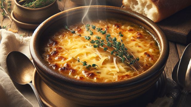 Vecrīgas sīpolu zupa attēls
