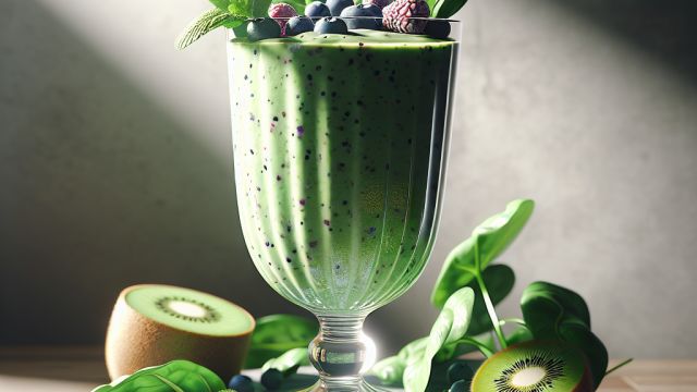 Veselīgs kokteilis blenderī attēls